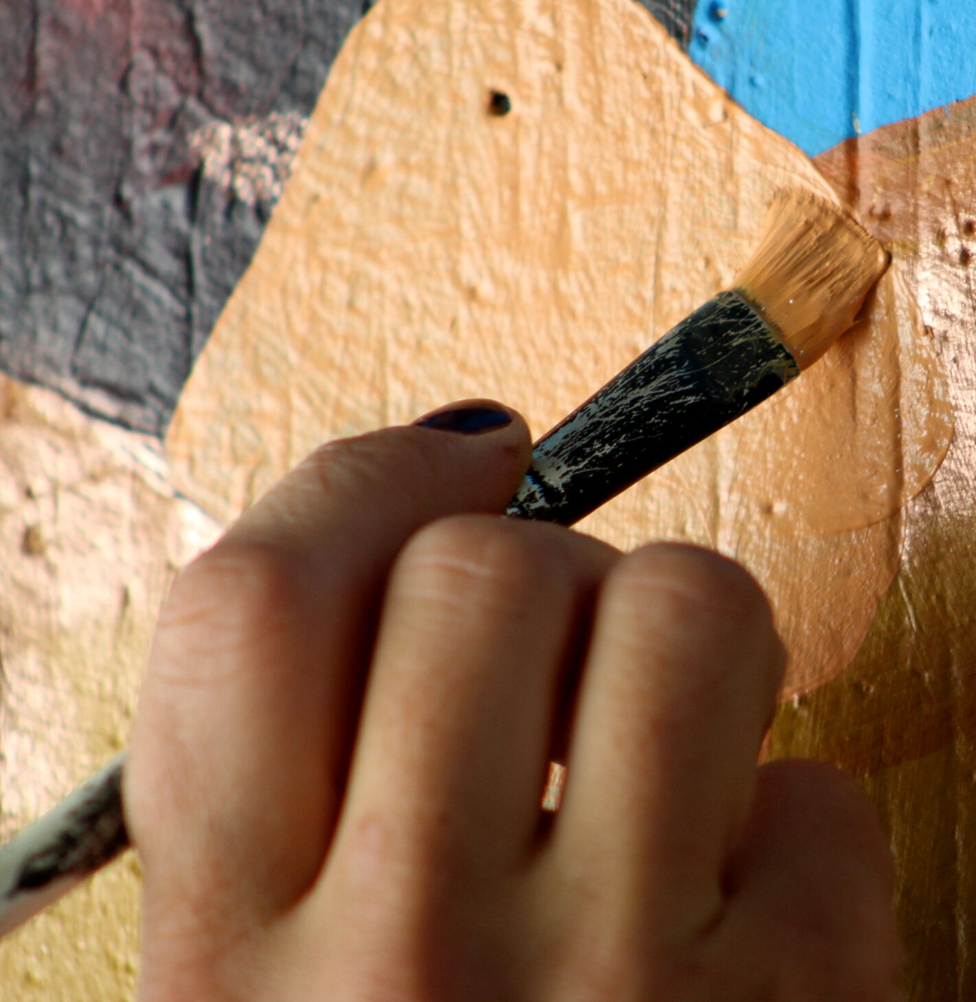 Painting close up